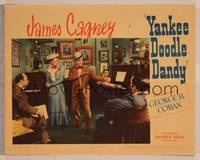 8j797 YANKEE DOODLE DANDY LC '42 James Cagney classic patriotic biography of George M. Cohan!