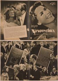 8k156 NINOTCHKA German program '48 different images of Greta Garbo & Melvyn Douglas, Lubitsch!