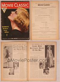 8k090 MOVIE CLASSIC magazine February 1932, profile portrait of Madge Evans by Marland Stone!
