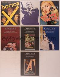 8k010 LOT OF CHRISTIE'S LONDON MOVIE POSTER AUCTION CATALOGS 7 catalogs '97-04 the very best!