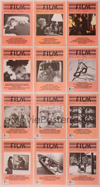 8k017 LOT OF MONTHLY FILM BULLETINS 12 magazines Jan-Dec 1989 Cronenberg, Craven, Rudolph + more!