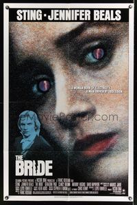 8m086 BRIDE 1sh '85 Sting, Jennifer Beals, a madman and the woman he invented!