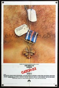 8m116 CATCH 22 1sh '70 directed by Mike Nichols, based on the novel by Joseph Heller!