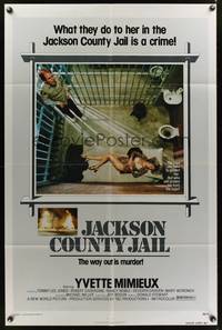 8m396 JACKSON COUNTY JAIL 1sh '76 what they did to Yvette Mimieux in jail is a crime!