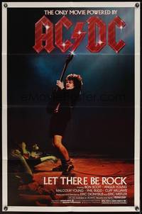 8m457 LET THERE BE ROCK 1sh '82 AC/DC, Angus Young, Bon Scott, rock 'n' roll!