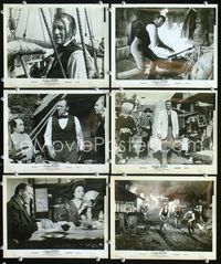 8p545 BARBARIAN & THE GEISHA 6 8x10s '58 John Huston, John Wayne, Eiko Ando