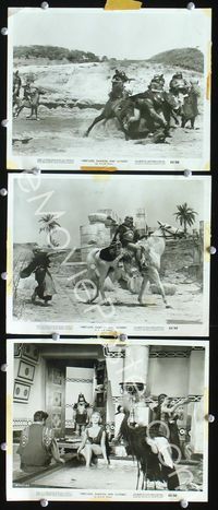 8p660 HERCULES, SAMSON, & ULYSSES 3 8x10s '65 great artwork of the world's three mightiest men!