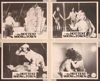 8p605 HOTTEST SHOW IN TOWN 4 8x10 stills '73 weird show mixes sex with circus acts!