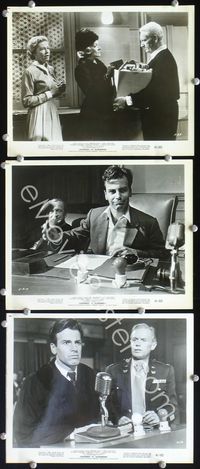 8p668 JUDGMENT AT NUREMBERG 3 8x10s '61 Spencer Tracy, Marlene Dietrich, Richard Widmark, Clift