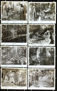 8p428 JUNGLE BOOK 9 8x10s '42 Sabu, Rudyard Kipling, cool jungle images!