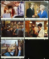 8p072 ALFIE 5 color 8x10s '66 British cad Michael Caine loves them and leaves them, ask any girl!