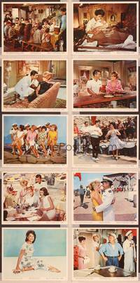 8p013 FOLLOW THE BOYS 10 color 8x10 stills '63 Connie Francis sings & the whole Navy fleet swings!