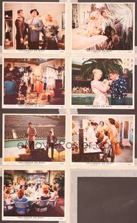 8p044 HOLLYWOOD OR BUST 7 color 8x10 stills '56 Dean Martin & Jerry Lewis, sexy Anita Ekberg!