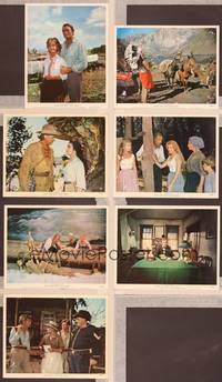 8p045 HOW THE WEST WAS WON 7 color 8x10 stills '64 John Ford epic, Debbie Reynolds, Gregory Peck