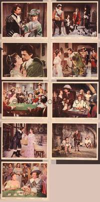 8p021 KING'S THIEF 9 color 8x10 stills '55 Ann Blyth, Edmund Purdom, David Niven, George Sanders