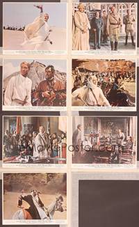 8p049 LAWRENCE OF ARABIA 7 color 8x10 stills R71 David Lean classic, Peter O'Toole, Anthony Quinn