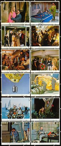 8p007 SKIDOO 12 color 8x10s '69 Otto Preminger, Jackie Gleason, Carol Channing, John Phillip Law