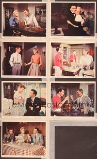 8p056 TENDER TRAP 7 color 8x10 stills '55 Frank Sinatra, Debbie Reynolds, Celeste Holm, David Wayne