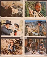 8p070 TRUE GRIT 6 color 8x10 stills '69 John Wayne as Rooster Cogburn, Kim Darby, Glen Campbell
