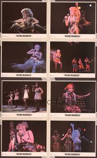 8p159 DIVINE MADNESS 8 8x10 mini LCs '80 great images of Bette Midler performing live on stage!
