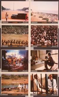 8p173 GANDHI 8 8x10 mini LCs '82 Ben Kingsley as The Mahatma, directed by Richard Attenborough!