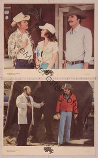 8p277 SMOKEY & THE BANDIT II 2 8x10 mini LCs '80 Burt Reynolds, Sally Field, Dom DeLuise