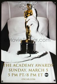 8r016 78th ANNUAL ACADEMY AWARDS 1sh '06 cool Studio 318 design of woman w/gloves holding Oscar!