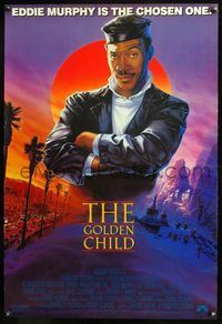 8r200 GOLDEN CHILD int'l 1sh '86 great artwork of the chosen one Eddie Murphy by John Alvin!