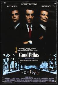 8r203 GOODFELLAS awards 1sh '90 Robert De Niro, Joe Pesci, Ray Liotta, Martin Scorsese classic!