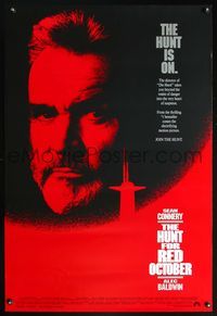 8r228 HUNT FOR RED OCTOBER int'l 1sh '90 Russian military submarine captain Sean Connery!