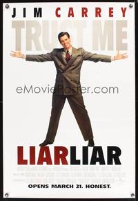 8r274 LIAR LIAR advance DS 1sh '96 trust lawyer Jim Carrey!
