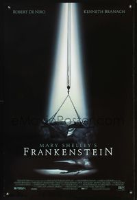 8r307 MARY SHELLEY'S FRANKENSTEIN 1sh '94 Robert De Niro as the monster!