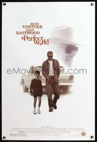 8r356 PERFECT WORLD 1sh '93 Clint Eastwood, Kevin Costner & T.J. Lowther!
