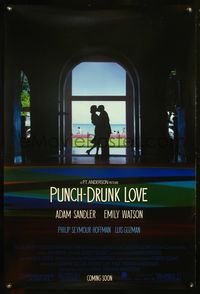 8r384 PUNCH-DRUNK LOVE DS advance 1sh '02 Adam Sandler, Emily Watson, Paul Thomas Anderson!