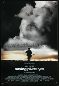 8r406 SAVING PRIVATE RYAN DS int'l 1sh '98 Steven Spielberg, Tom Hanks, Tom Sizemore, Matt Damon