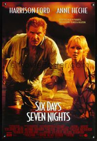8r427 SIX DAYS SEVEN NIGHTS DS int'l 1sh '98 Ivan Reitman, Harrison Ford & Anne Heche!