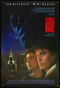 8r437 SOMEONE TO WATCH OVER ME 1sh '87 directed by Ridley Scott, Tom Berenger & Mimi Rogers!