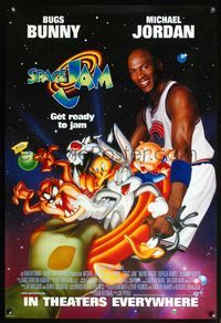 8r440 SPACE JAM int'l 1sh '96 Michael Jordan, Bugs Bunny, Taz, Tweety, Sylvester & Porky!