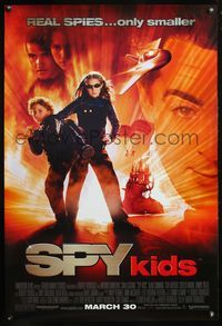 8r455 SPY KIDS advance 1sh '01 Antonio Banderas, Alan Cumming, directed by Robert Rodriguez!