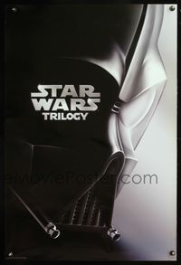 8r469 STAR WARS TRILOGY commercial 1sh '04 George Lucas directed classic, great image of Vader!