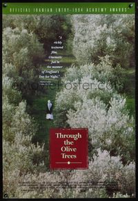 8r494 THROUGH THE OLIVE TREES 1sh '94 Abbas Kiarostami's Zire darakhatan zeyton, cool image!