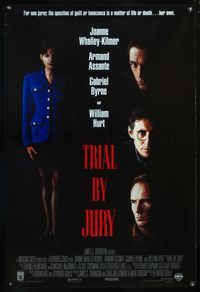8r509 TRIAL BY JURY 1sh '94 Joanne Whalley-Kilmer, Armand Assante, Gabriel Byrne, William Hurt!