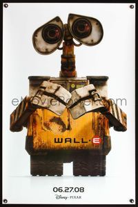 8r526 WALL-E advance 1sh '08 Walt Disney, Pixar CG, robots, Best Animated Film!