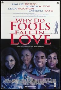 8r540 WHY DO FOOLS FALL IN LOVE DS int'l 1sh '98 Halle Berry, Vivica A. Fox, Larenz Tate!