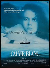 8s367 DEAD CALM French 15x21 '89 Sam Neil, Nicole Kidman, image of boat on the ocean!