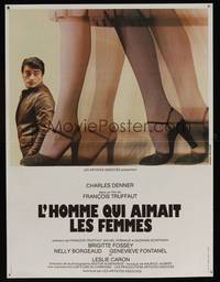 8s402 MAN WHO LOVED WOMEN French 16x21 '77 Francois Truffaut's L'Homme qui aimait les femmes!