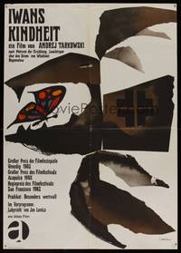 8s259 MY NAME IS IVAN German '63 Andrei Tarkovsky's 1st feature film, Ivanovo detstvo!
