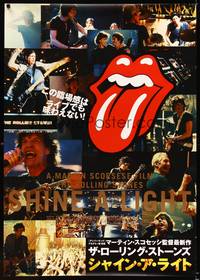 8s214 SHINE A LIGHT Japanese 29x41 '08 Martin Scorcese's Rolling Stones documentary, cool images!