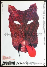 8s720 NEIGHBOR Polish 27x38 '85 Xu Guming, cool Socha art of building mask!