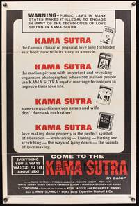 8t474 KAMA SUTRA 1sh '71 everything you always wanted to see about sex!